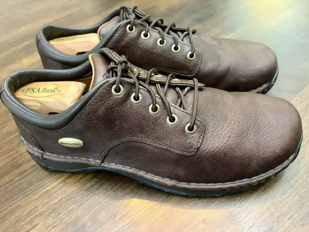 Red Wing Irish Setter Voyager 3853 Men's 10.5 D Leather Hunting Work Low Shoes